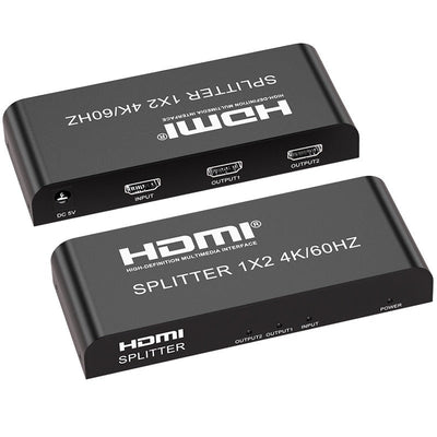 Premium 1x2 HDMI Distributor for 4K60HZ Video Output
