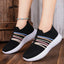 Women's Breathable Mesh Casual Flats - Plus Size Soft Bottom Pumps