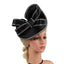 Hemp top hat black white diamond headband - Korvel