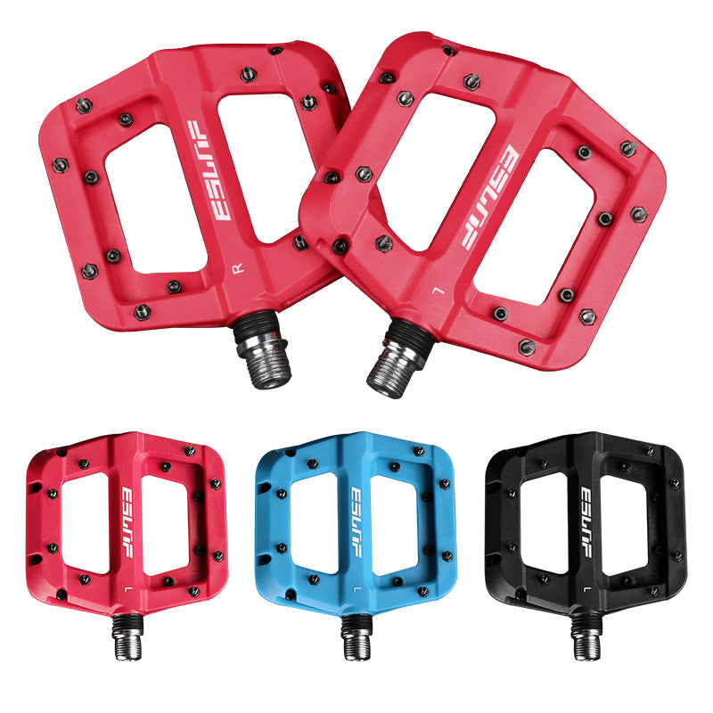 Nylon Fiber Bearing Anti-Skid Wide-Faced Pedal Dead Fly Mountain Peilin Bicycle Pedal - Korvel