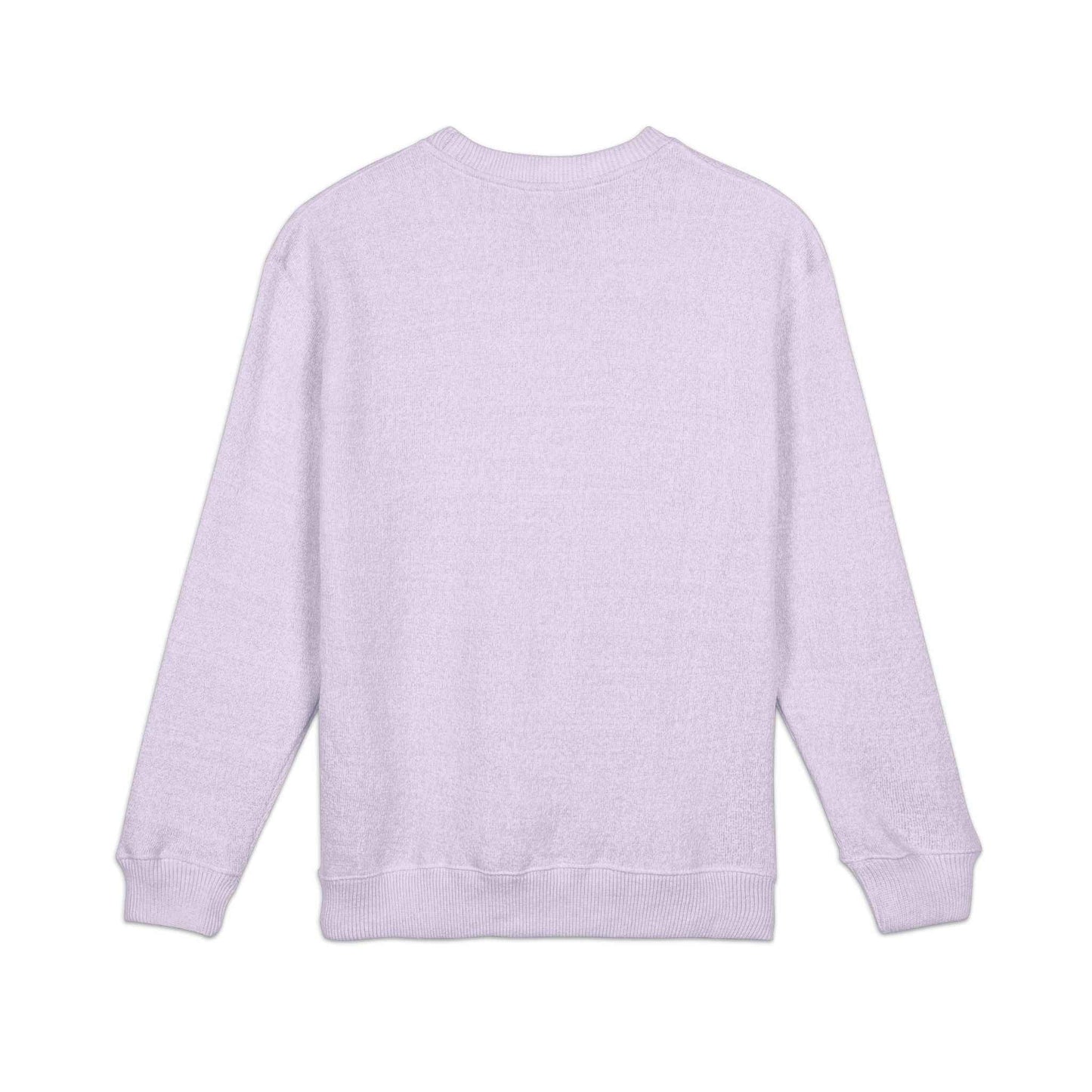 Awareness Never Goes Out of Style Embroidered Crewneck - Light Purple
