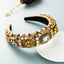 Baroque Court Style Embroidered Wide-Brimmed Headband