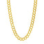 8.2mm 14k Yellow Gold Solid Curb Chain