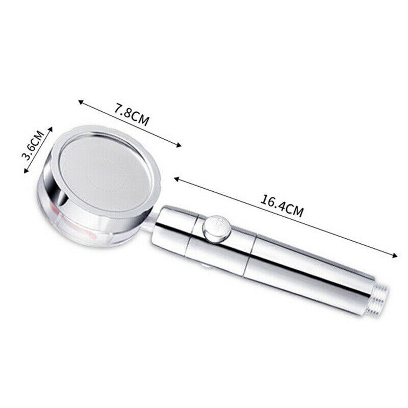 Onder Druk Douchekop Shower Nozzle Water-saving Flow 360 Rotating High-pressure Nozzle With Small Fan - Korvel