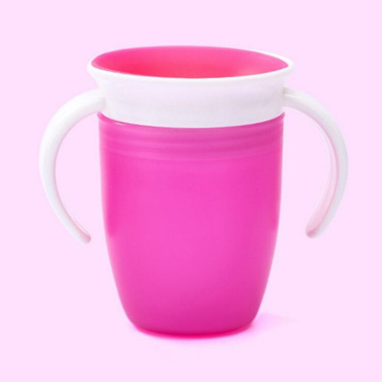 360-Degree Rotating Baby Sippy Cup - 240ML Leak-Proof Design