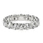Round Cut Lab Grown Diamond Eternity Ring in 14k White Gold