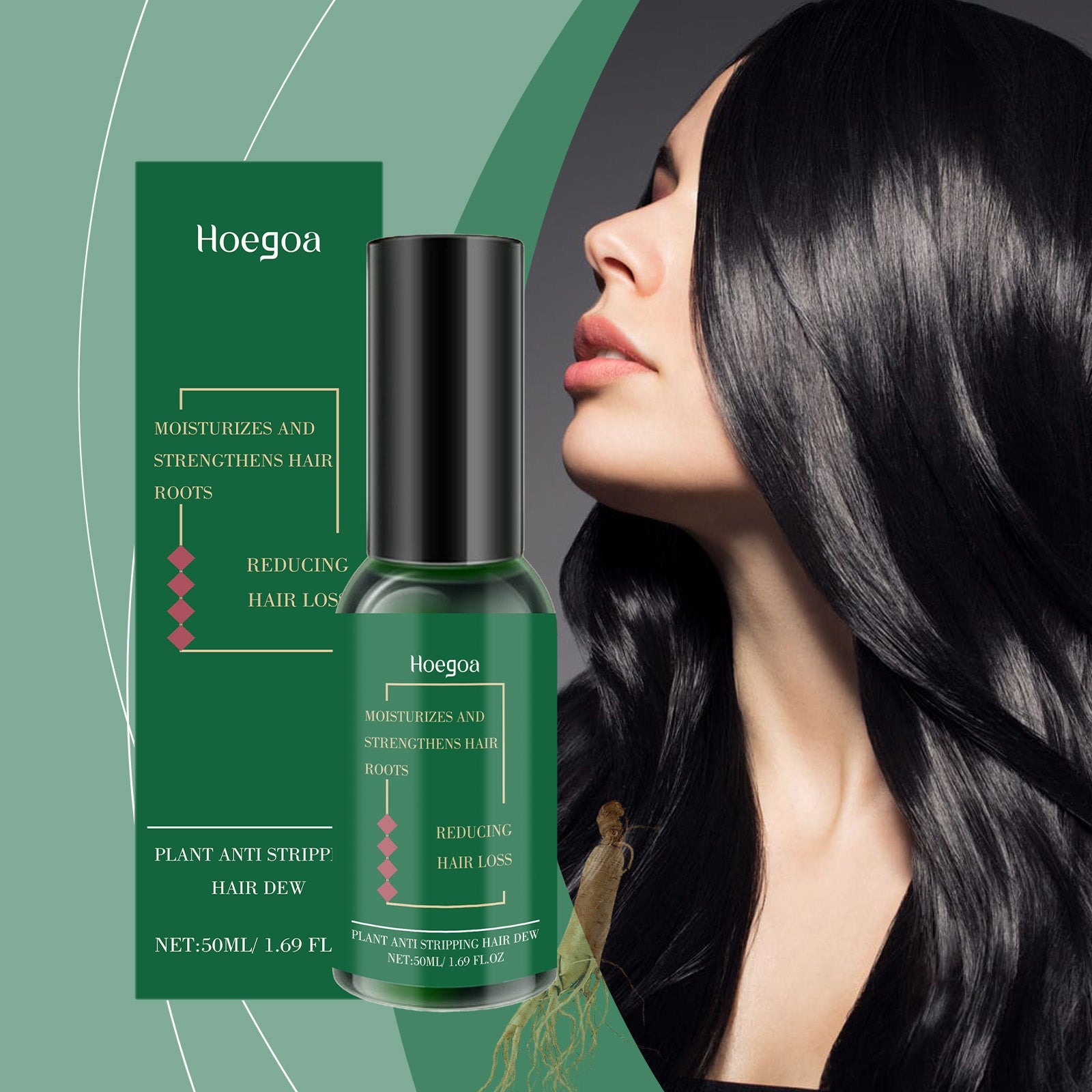 Hair Care Solution Gently Moisturizes And Nourishes Scalp, Softens Hair Care, Hydrates And Moisturizes Hair Care Solution - Korvel