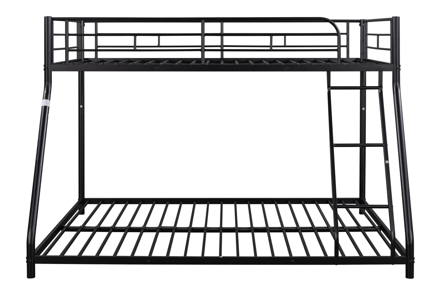 Metal Twin over Full Bunk Bed/ Heavy-duty Sturdy Metal/ Noise Reduced/ Safety Guardrail/ CPC Certified/ No Box Spring Needed - Korvel