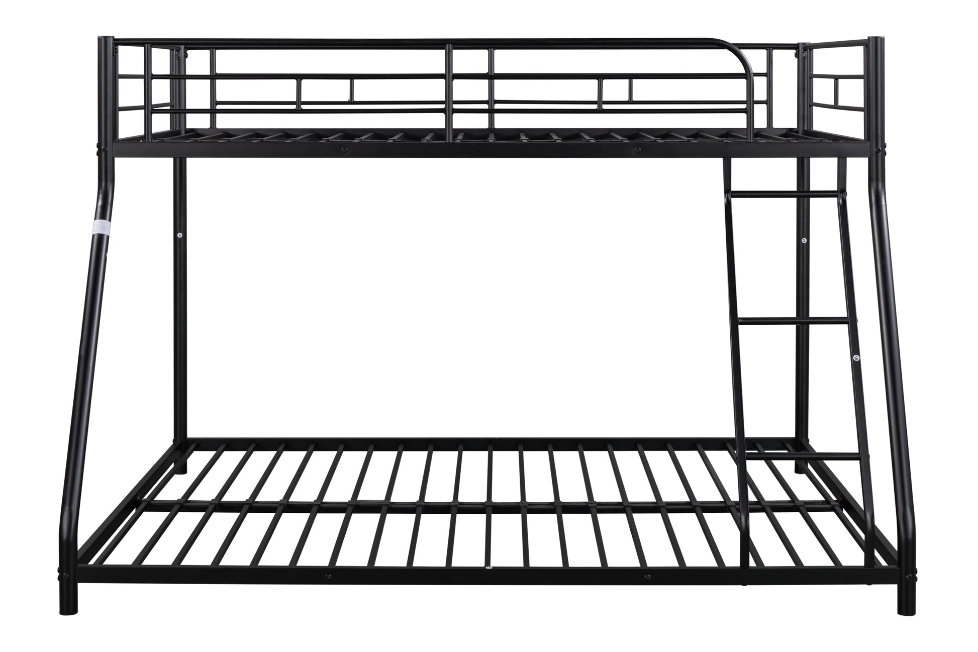 Metal Twin over Full Bunk Bed/ Heavy-duty Sturdy Metal/ Noise Reduced/ Safety Guardrail/ CPC Certified/ No Box Spring Needed - Korvel