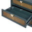 3 Drawer Cabinet Natural rattan American Furniture Suitable for bedroom living room study - Korvel