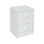 Twin Loft Wood Bed with Under-bed, Built-in Desk, a Storage Cabinet of 2 Drawers, Guardrails, Ladder,White - Korvel