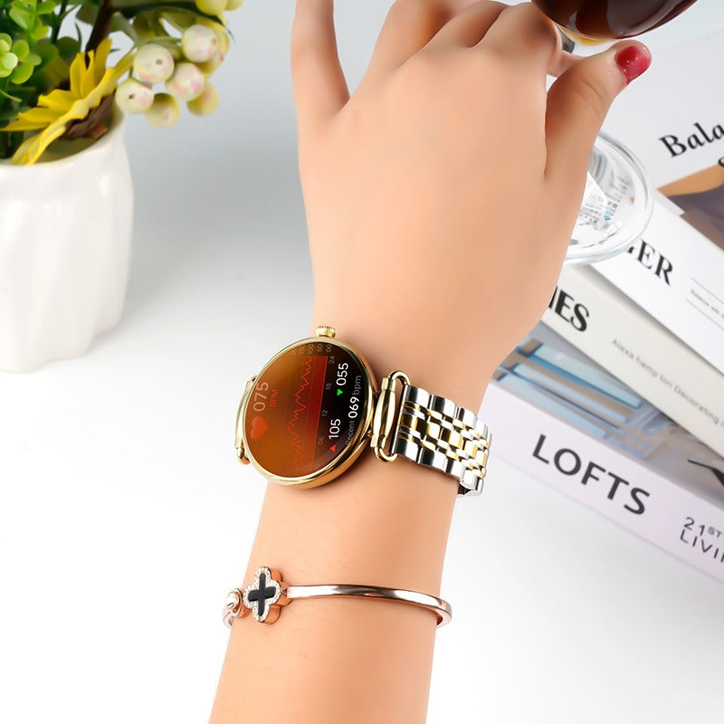Women's smartwatch Bluetooth call heart rate blood oxygen sleep health monitoring sports watch - Korvel