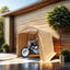7x8 ft Outdoor Portable Gazebo Storage Shelter Shed