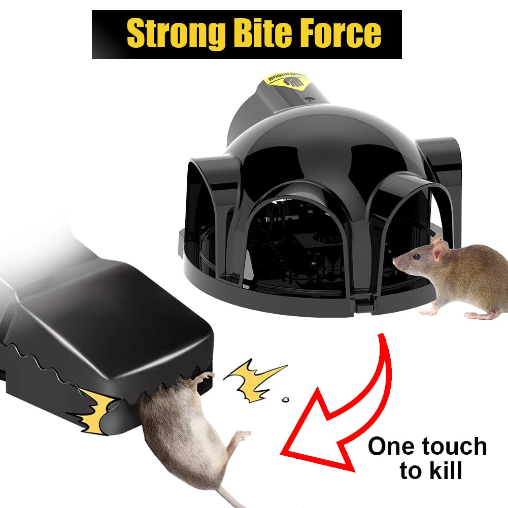 Strong Snap Mouse Rat Traps-High Sensitive Snap Big Plastic Mouse Trap Rodent Catcher - Korvel