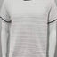 Men's Plus Size Textured Round Neck Contrast Trim T-Shirt