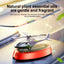 Solar Rotating Helicopter Aromatherapy Car Ornaments Car Air Freshener Alloy + ABS Wooden Aromatherapy Machine - Korvel