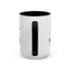 Introvertido. No molestar. Taza de café de gato en dos tonos