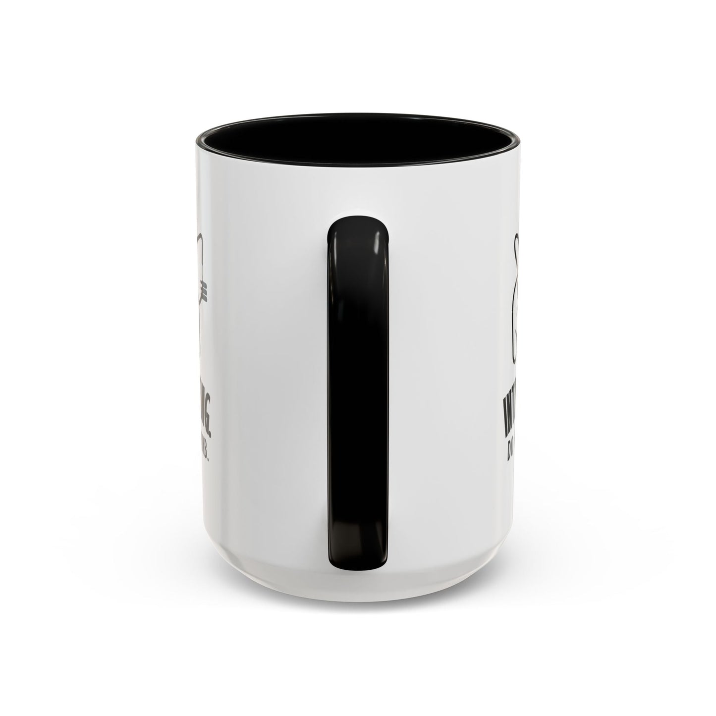 Introvertido. No molestar. Taza de café de gato en dos tonos