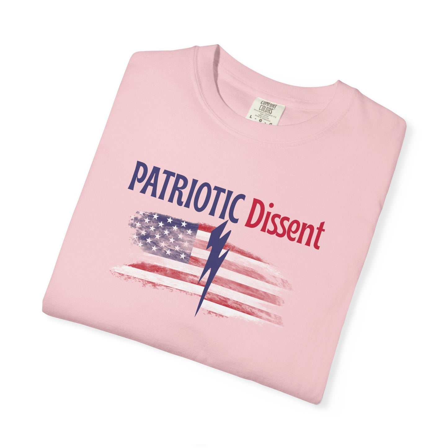 Patriotic Dissent Unisex T-Shirt – American Flag Design