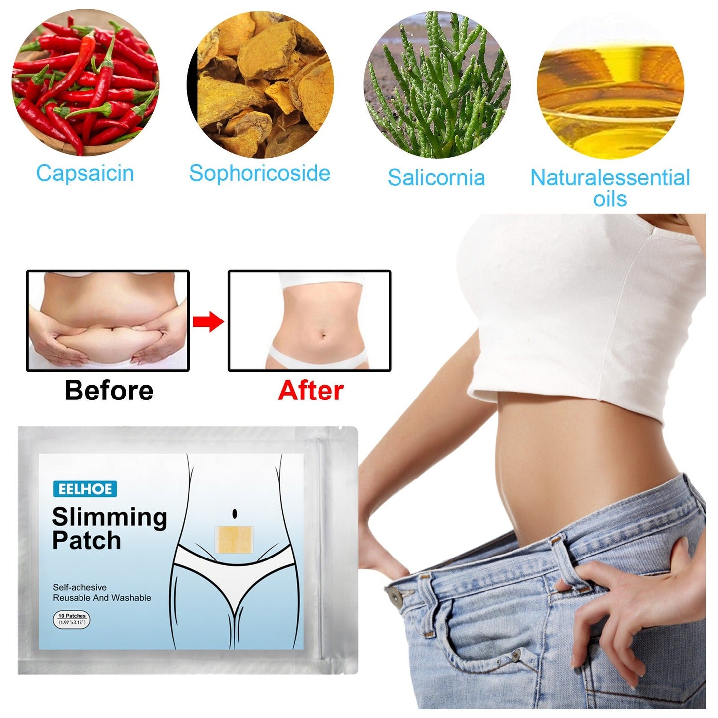 Eelhoe Stick de Cuerpo para Modelar el Ombligo