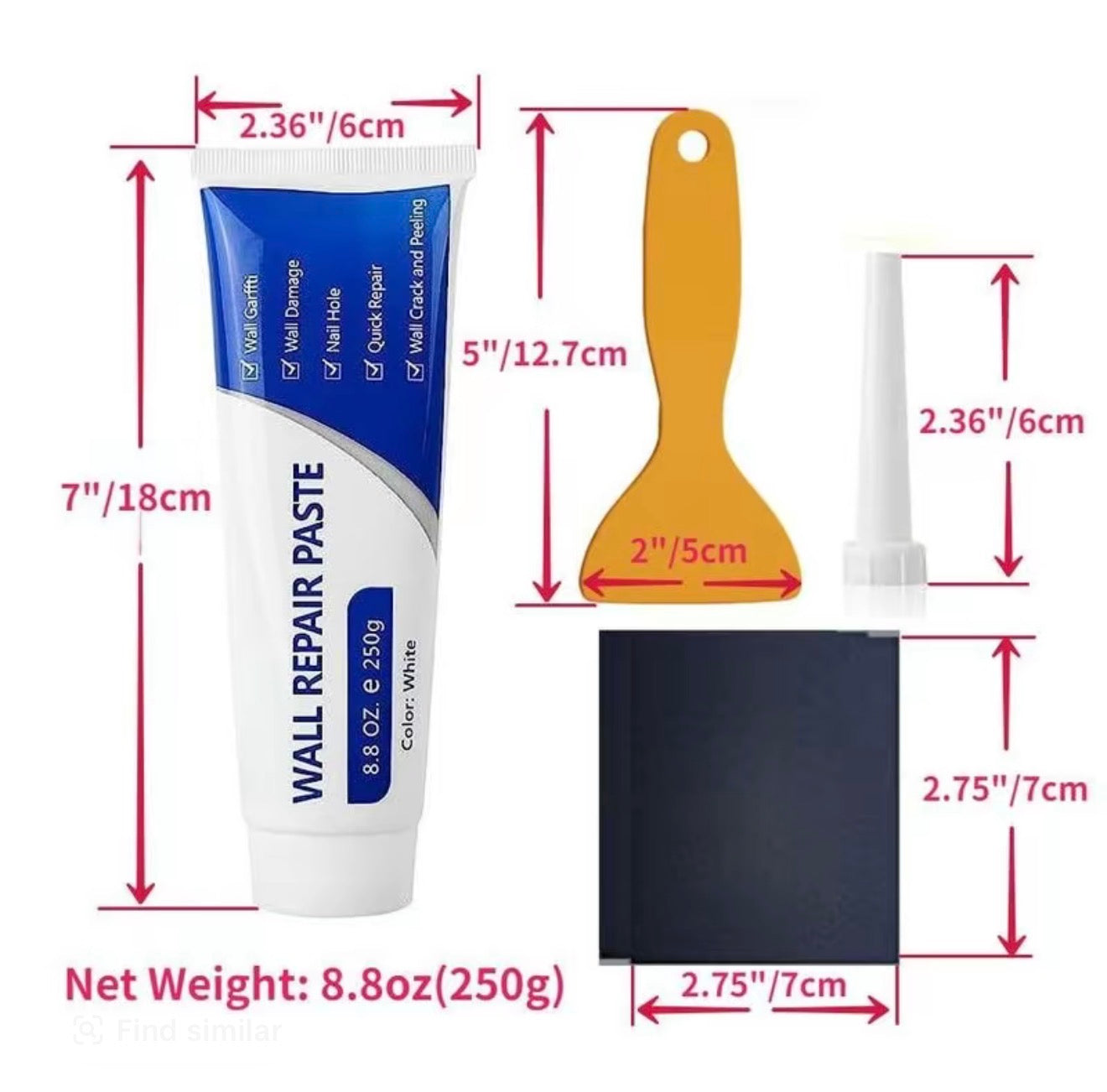 WallFix Repair Paste - Quick-Drying Wall Restoration Solution