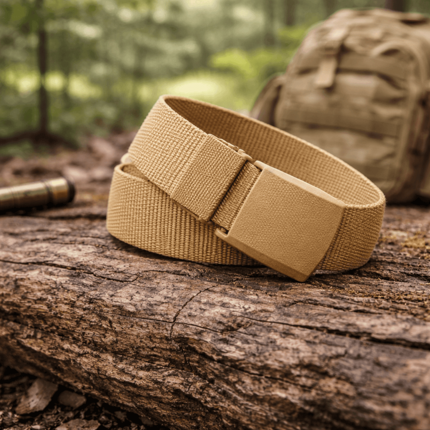 Cinturón Táctico Ajustable de Nylon XGear con Hebilla de Plástico