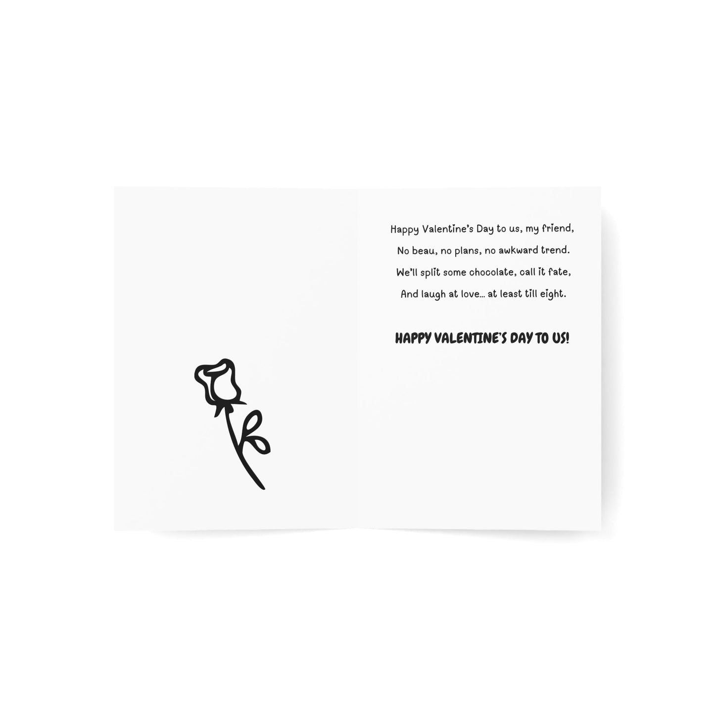 Single, But Not Alone – Funny Cat Valentine’s Day Card