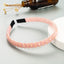 Washing Face Hair Band Thin Edge Handmade String Crystal Headband Fashion Hair Accessories Simple Hair Band - Korvel