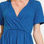 Chic Zenana Surplice Short Sleeve Dress for Effortless Style - Korvel