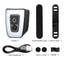 Bicycle taillights, mountain night riding warning lights, helmet taillights, USB charging warning flashlights, riding equipment - Korvel
