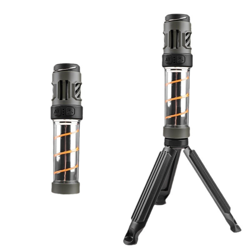 New LED mosquito repellent camping light outdoor lighting flashlight multifunctional camping light tripod camping light - Korvel