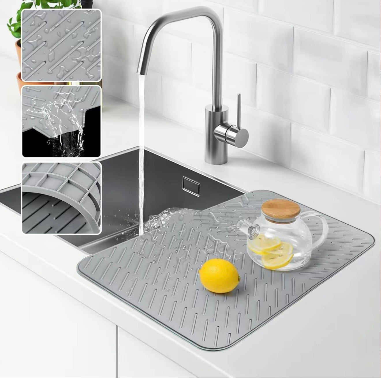 DryEase Silicone Mat - Modern Kitchen Essential