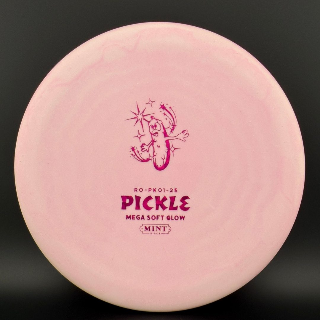 Mega Soft Glow Royal Pickle - First Run Disc Golf Disc
