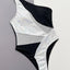 Contrast Panel One-Piece Swimsuit - Korvel