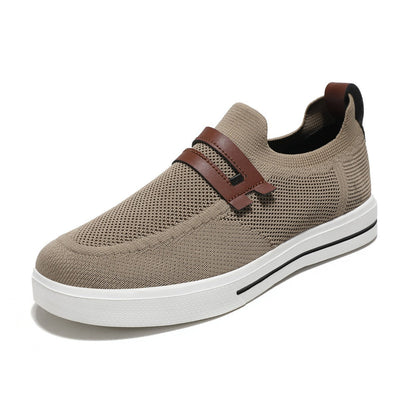 Soft elastic mesh shoes sports shoes lightweight business men's shoes - Korvel