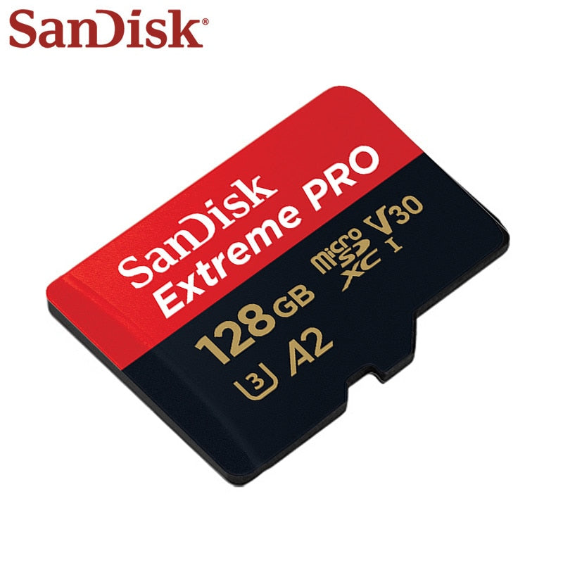 Carte Micro SD SanDisk Extreme Pro - 64 Go/128 Go, jusqu'à 170 Mo/s