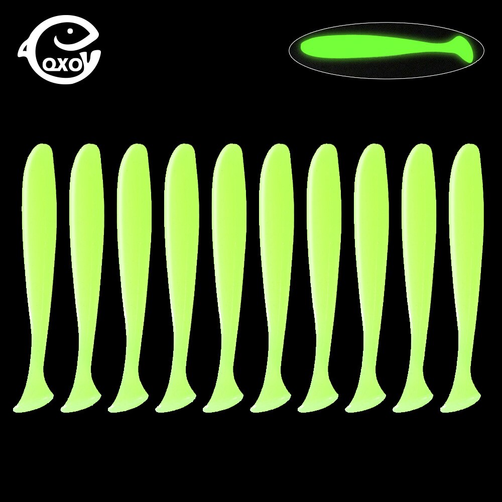 QXO 10pcs/Lot Soft Lures Silicone Bait 7cm 2g Goods For Fishing Sea Fishing Pva Swimbait Wobblers Artificial Tackle - Korvel