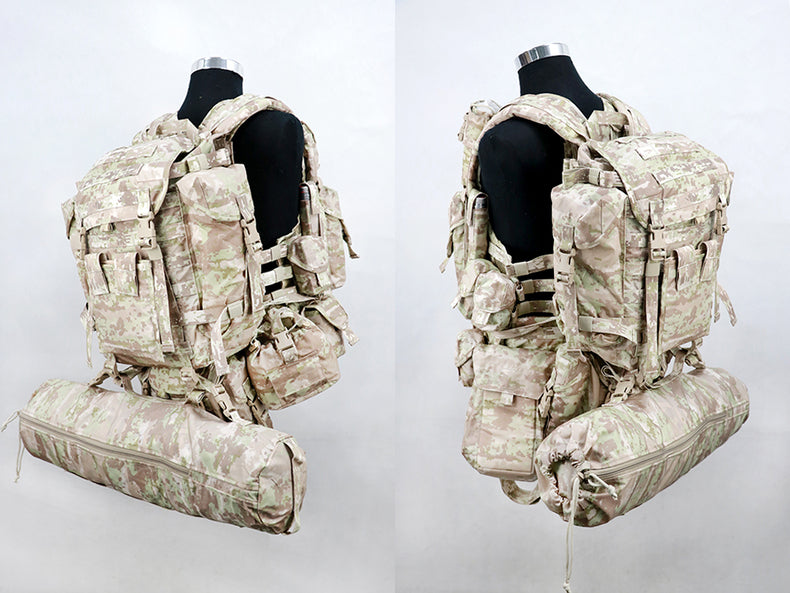Cold War direct-purchased Russian military-issued 3rd-gen 6sh117 desert KSOR digital camo tactical vest - Korvel