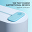 2-in-1 wireless charger suitable for Apple Watch, mobile phone multifunctional wireless charging, desktop ultra-thin - Korvel