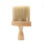 Broken Hair Sweeping Brush Bangs Brush Neck Sweeping Wooden Handle Large Imitation Mane Hairdressing Hairdressing Cleaning Brush - Korvel