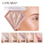 Diamond Highlighter Powder Brighten Skin Tone Repair Glitter Powder Nose Shadow Modification Stereo Brightening - Korvel