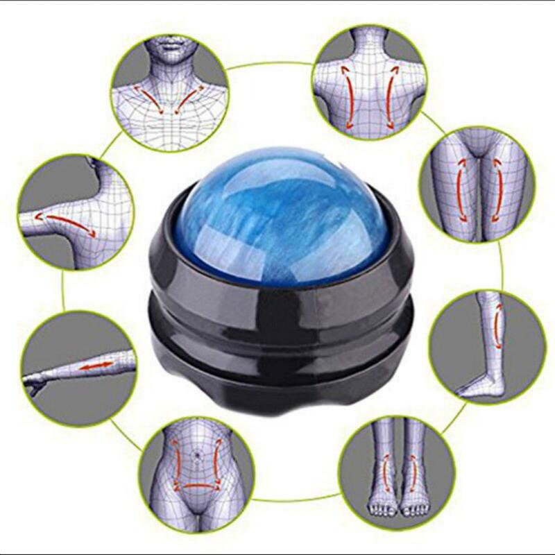 1 Pc Massage Roller Ball Massager Body Therapy Foot Hip Back Relaxer Stress Release - Korvel