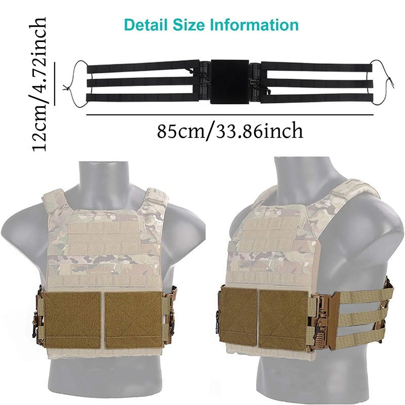 Tactical vest quick release buckle belt vest universal Molle quick release buckle Jpc Cpc6094 420N vest buckle - Korvel