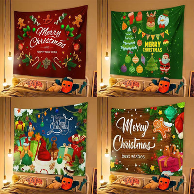 Elegant Christmas Tapestry for Festive Decor