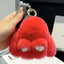 Cute Rex Rabbit Fur Doll Bunny Car Keychain Pendant Mini Bag Plush Dead Ornament Rabbit - Korvel