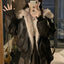 Thickened Warm Leather Short Jacket with Mountain Eagle Fur Collar