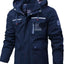 Men's Plus Size Hooded Windproof Coat
