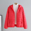 Chaqueta acolchada de algodón versátil para mujer