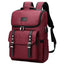 Mochila Retro de Viaje para Laptop de Hombre con Puerto USB