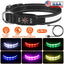 Collier LED Gbruno pour Chien - Collier Lumineux de Sécurité de Nuit avec 9 Couleurs